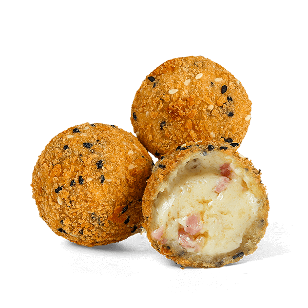 Сырные шарики с беконом