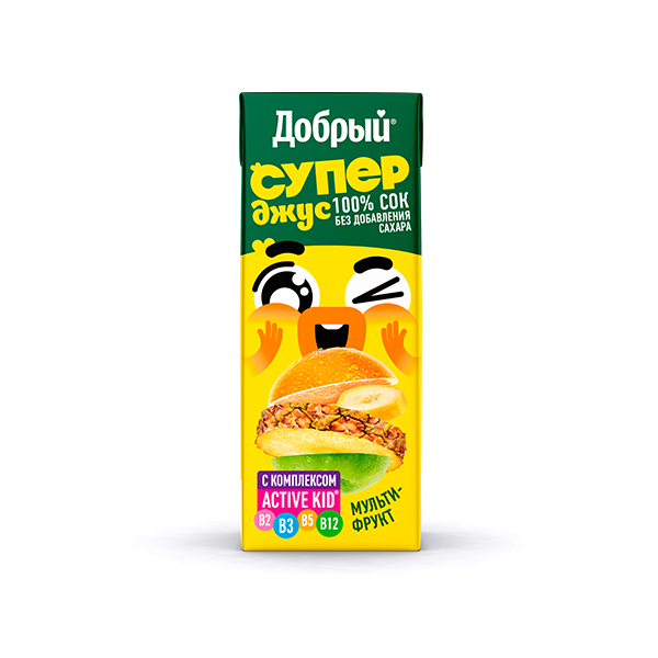 Сок «Добрый» 0.2л Мультифрукт Сок «Добрый» 0.2л Мультифрукт
